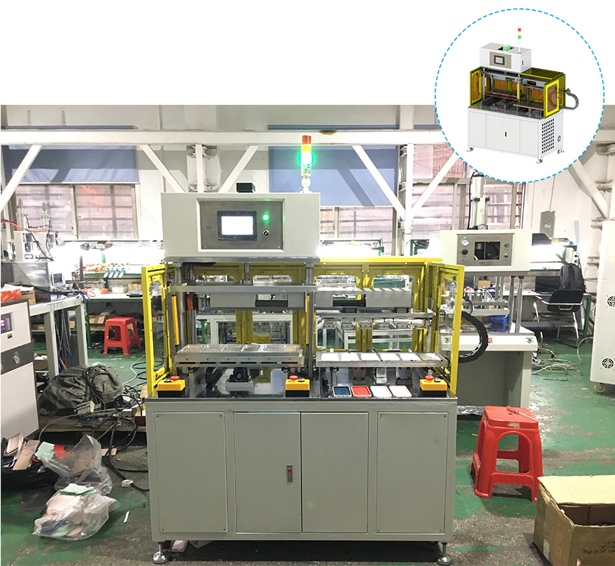 XDY-BM150超纤定位贴合机展示 XDY-BM150超纤定位贴合机展示